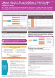 Pregnancy Outcomes in the Ozanimod Clinical Development Program in Patients With Ulcerative Colitis, Crohn’s Disease, and Relapsing Multiple Sclerosis